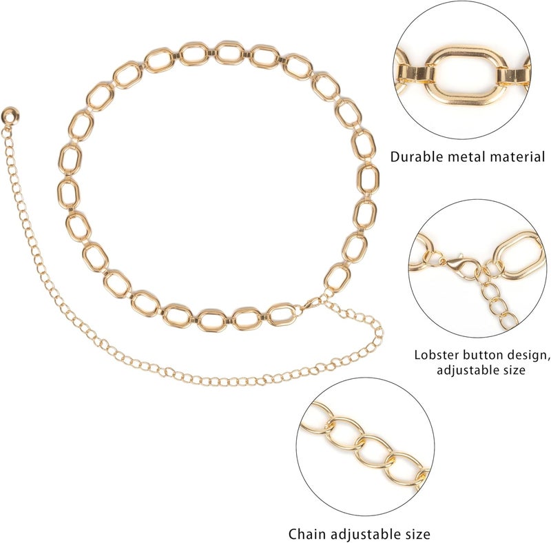 Voenkca Western Belts for Woman-Cowgirl-Cowboy-Country-Chain-Belt - Image 3